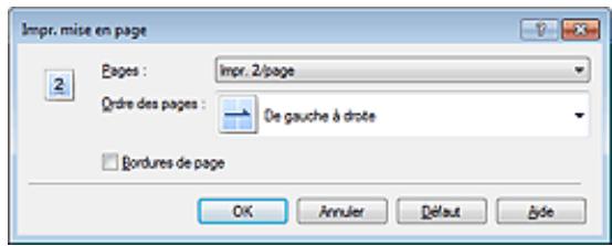 CANON MG3255 - Impression mise en page - 3