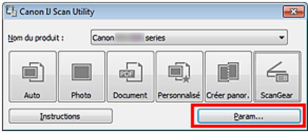 CANON MG3255 - Cliquez sur Param.... - 1