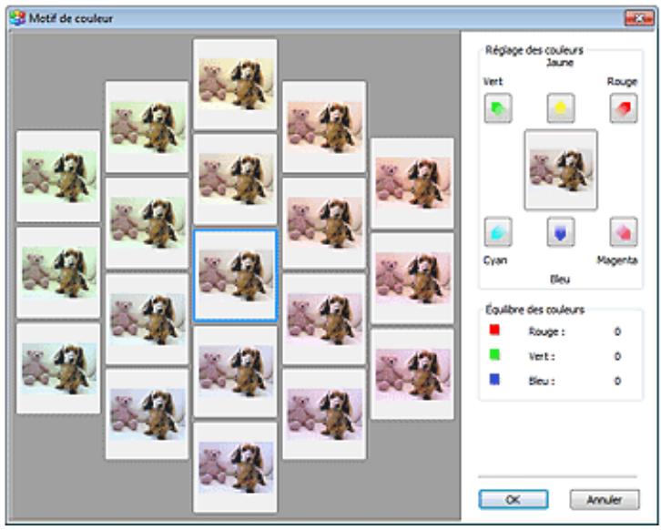CANON MG3255 - Ajustement des couleurs à l'aide d'un motif de couleur - 3