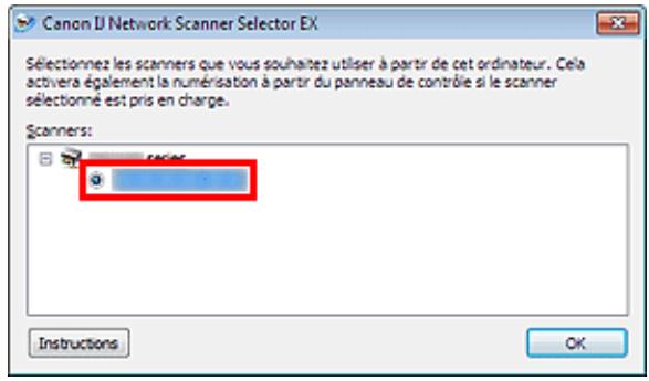 CANON MG3255 - Sélectionnez votre scanner ou imprimante dans Scanners. - 1