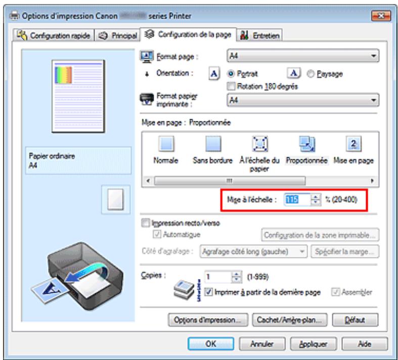 CANON MG3255 - Impression proportionnée - 4
