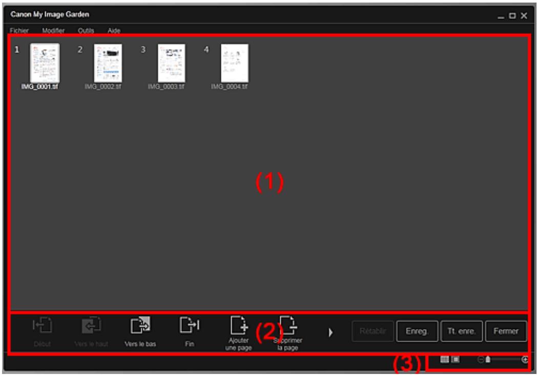 CANON MG3255 - Vue Créer/modif. fich. PDF - 1