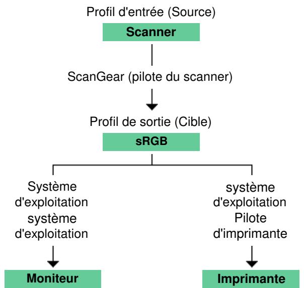 CANON MG3255 - Correspondance des couleurs - 1