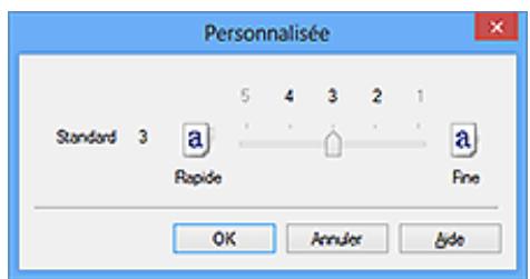 CANON MG3550 - Définition du niveau de qualité d'impression (personnalisée) - 2
