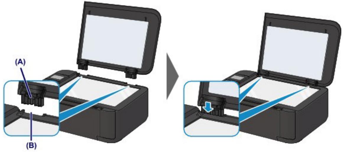 CANON MG4250 - Fixation du couvercle du scanner : - 1