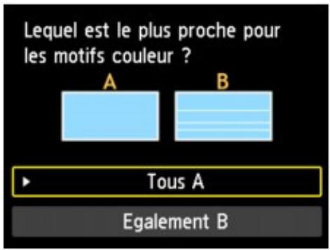 CANON MG4250 - Examen du motif de vérification des buses - 3