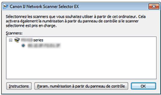 CANON MG4250 - Écran Paramètres de numérisation à partir d'un PC - 1
