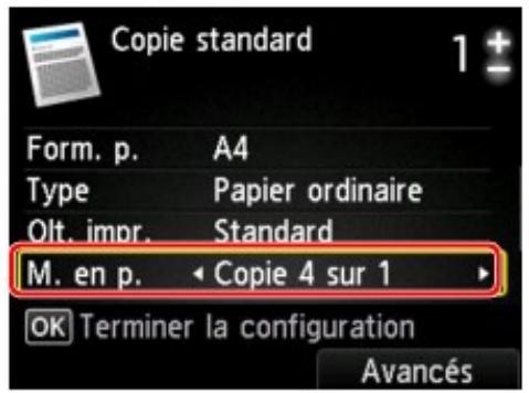 CANON MG4250 - Copie de quatre pages sur une seule feuille - 1