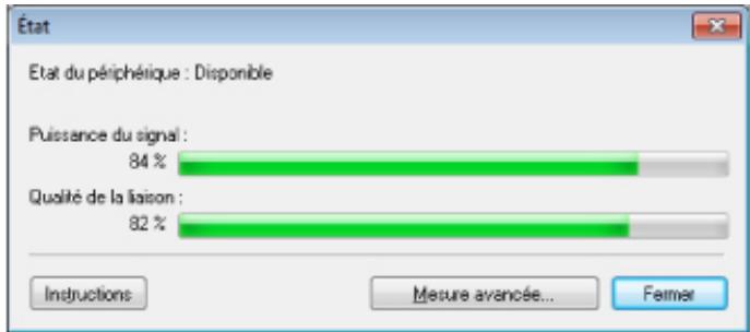 CANON MG4250 - Surveillance de l'etat du réseau sans fil - 1