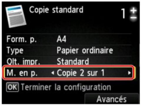 CANON MG4250 - Copie de deux pages sur une seule feuille - 1