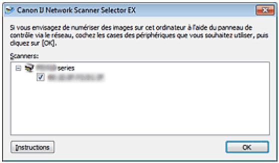 CANON MG4250 - Écran Param. numérisation à partir du panneau de contrôle - 1