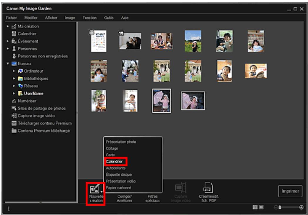 CANON MG4250 - Impression de calendriers - 2