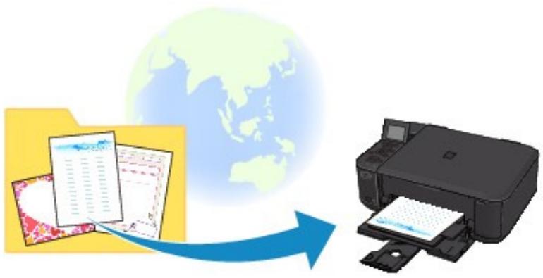 CANON MG4250 - Téléchargement et impression de formats modèles - 1
