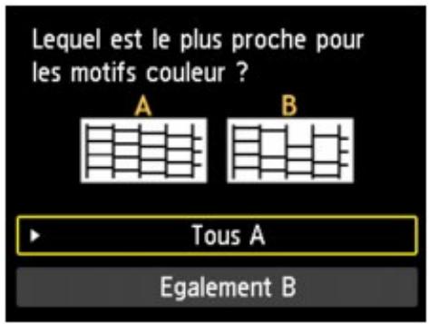 CANON MG4250 - Examen du motif de vérification des buses - 2