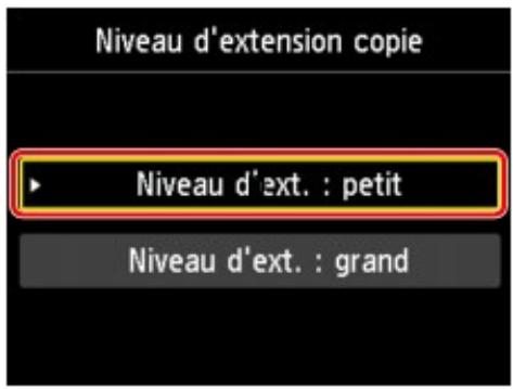 CANON MG4250 - Modification des paramètres de la machine à partir de l'écran LCD - 5