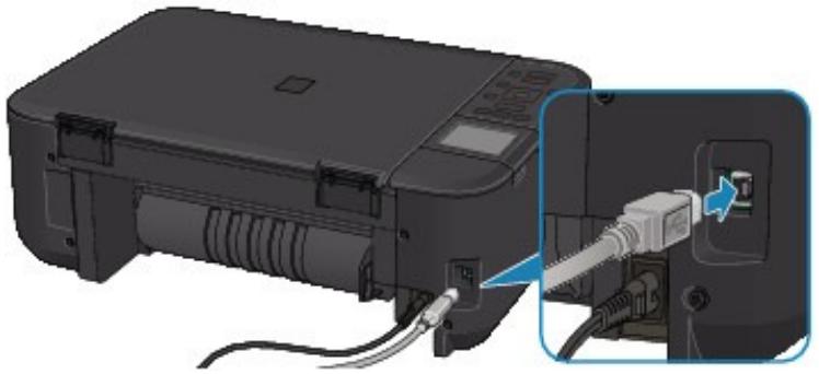 CANON MG4250 - Connexion de la machine à l'ordinateur avec un cable USB - 1
