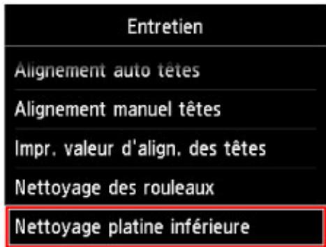 CANON PIXMA 7550 - Nettoyage de l'intérieur de la machine (nettoyage de la platine inférieure) - 3