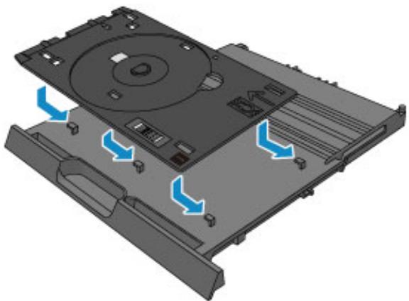 CANON PIXMA 7550 - Fixation du bac disque - 1