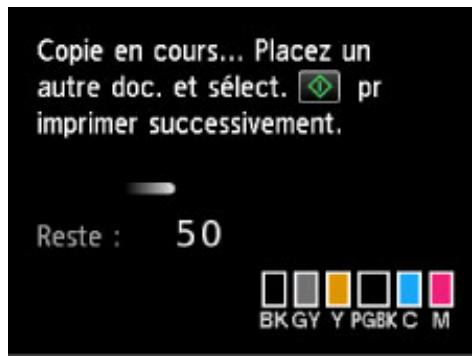 CANON PIXMA 7550 - Ajout de la tâche de copie (Réssération de la copie) - 1