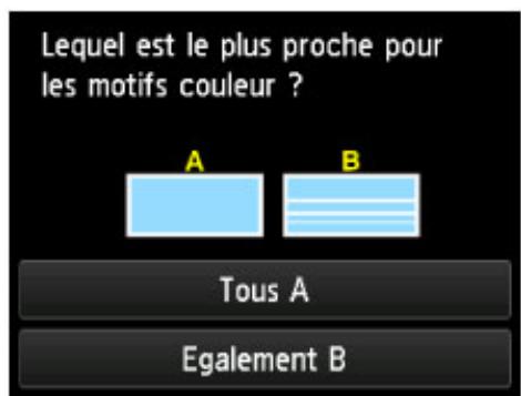 CANON PIXMA 7550 - Examen du motif de vérification des buses - 3
