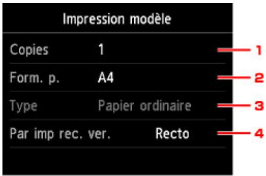 CANON PIXMA 7550 - Impression à l'aide de modèles - 2