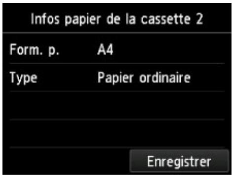 CANON PIXMA 7550 - Définition du type de papier pour l'impression - 2