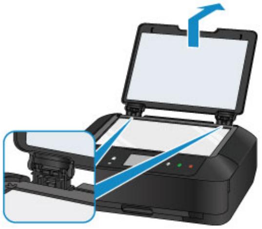 CANON PIXMA 7550 - Retrait du couvercle du scanner : - 1