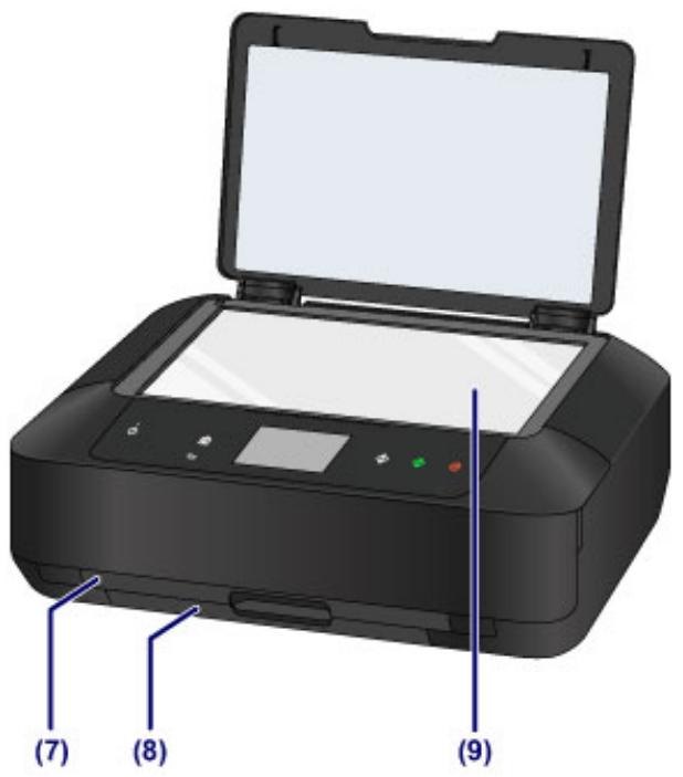 CANON PIXMA 7550 - support de sortie papier - 1