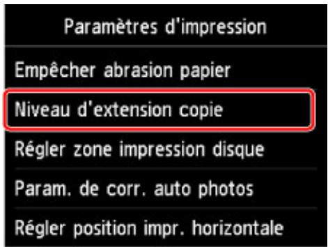 CANON PIXMA 7550 - Modification des paramètres de la machine avec le panneau de contrôle - 2