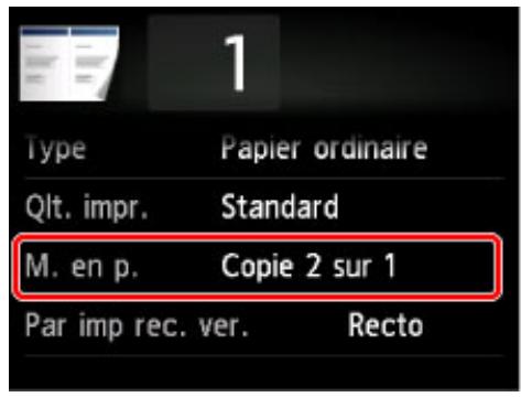 CANON PIXMA 7550 - Copie de deux pages sur une seule feuille - 1