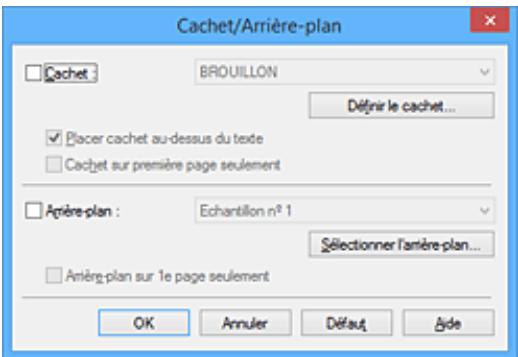 CANON PIXMA 7550 - Enregistrement d'un nouvel arrêté-plan - 2