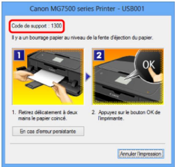 CANON PIXMA 7550 - Bourrages papier - 1