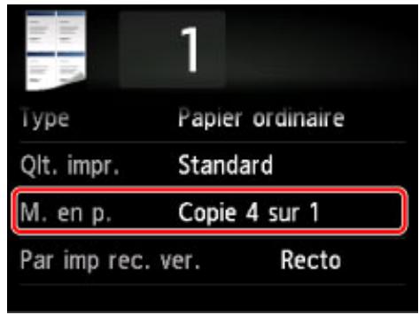 CANON PIXMA 7550 - Copie de quatre pages sur une seule feuille - 1