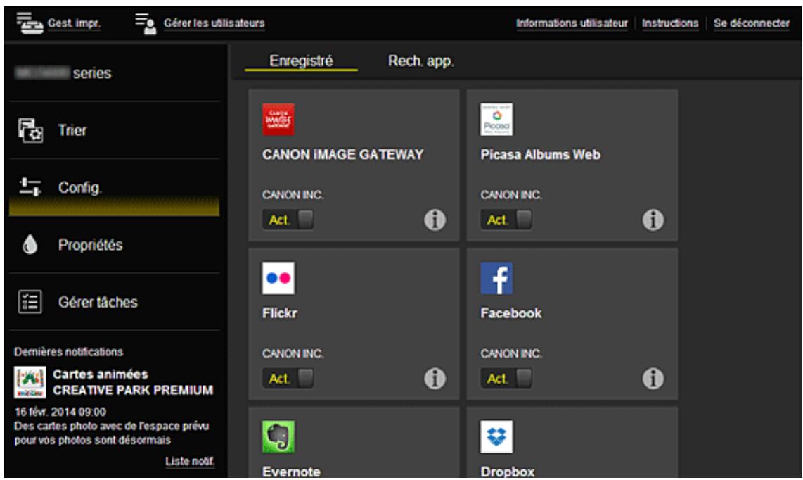 CANON PIXMA 7550 - Config. - 1