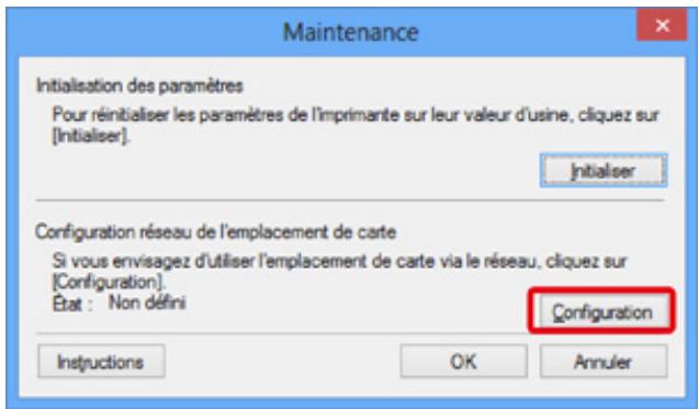 CANON PIXMA 7550 - Montage de l'emplacement de carte en tant que lecteur réseau - 1