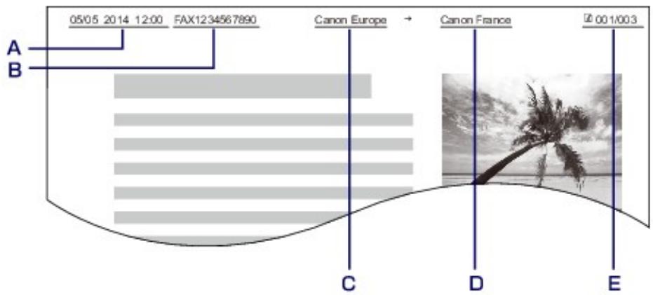 CANON PIXMA MX475 - Définition des informations sur l'expéditeur - 1