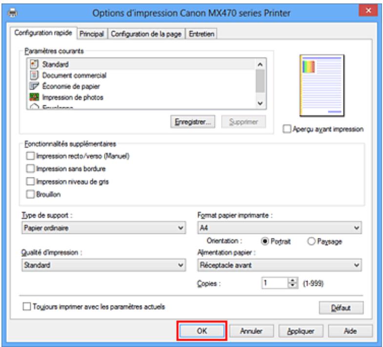 CANON PIXMA MX475 - Terminez la configuration. - 1