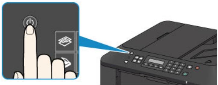 CANON PIXMA MX475 - Mise sous tension de la machine - 1