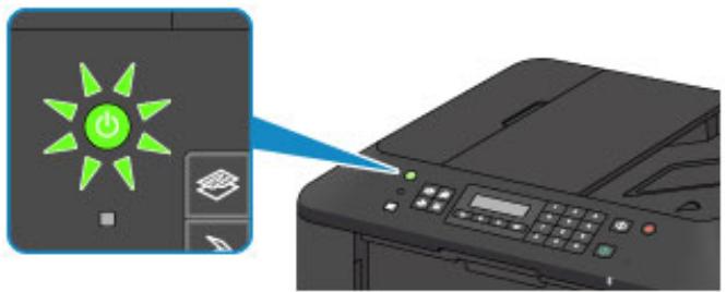 CANON PIXMA MX475 - Vérification que la machine est sous tension - 1