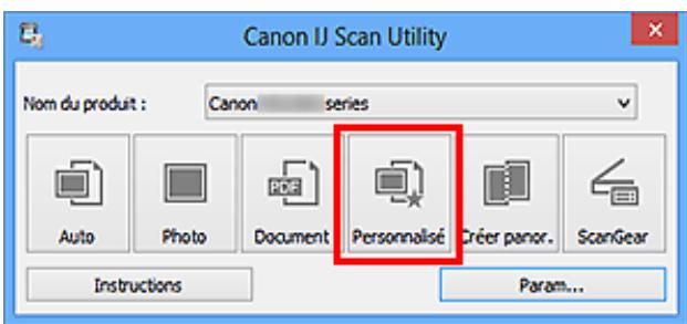 CANON PIXMA MX475 - Cliquez sur Personnaliser. - 1