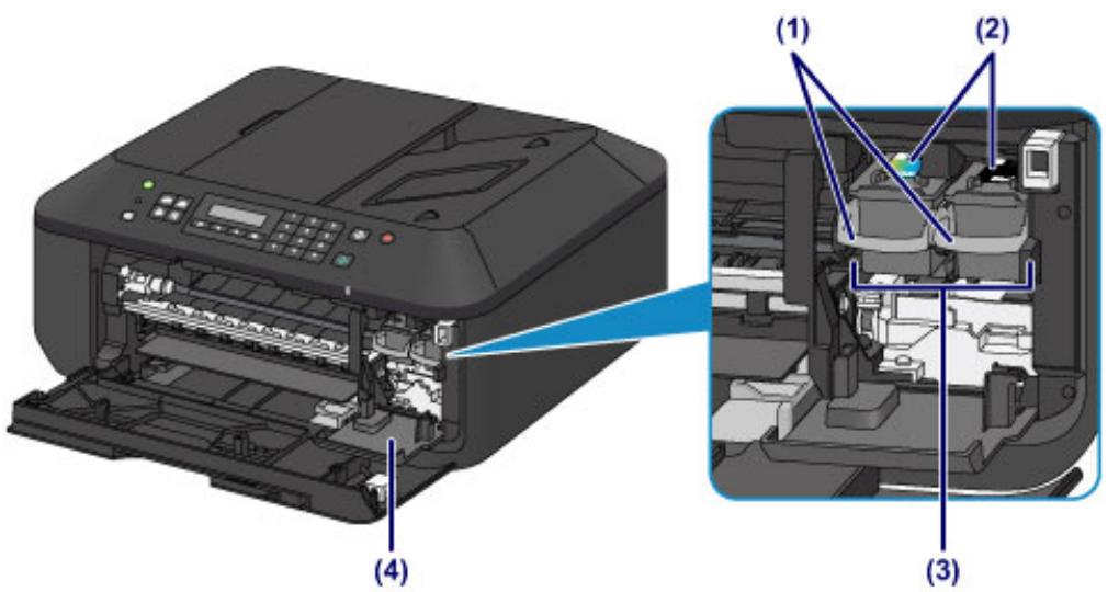 CANON PIXMA MX475 - Vue de l'intérieur - 1
