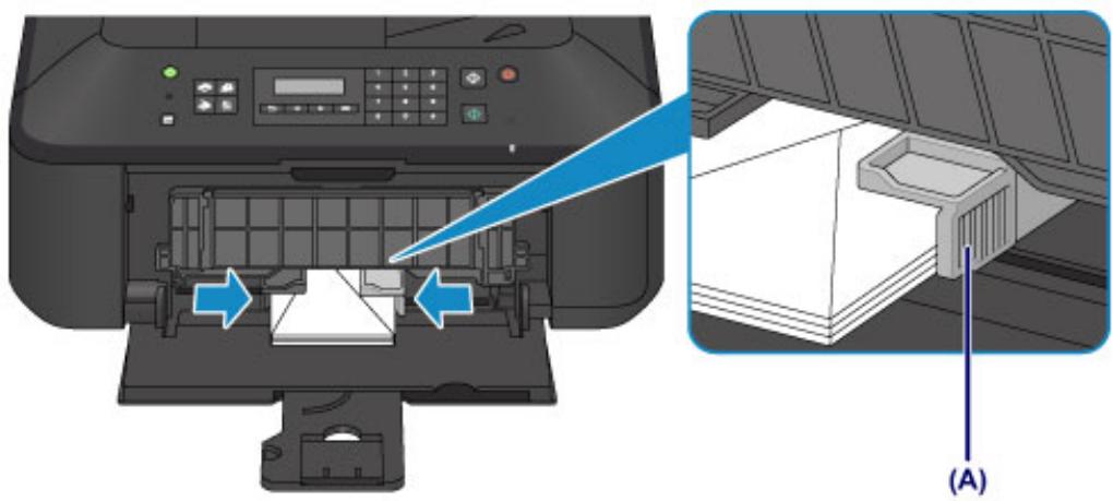 CANON PIXMA MX475 - Chargez les enveloppes. - 2