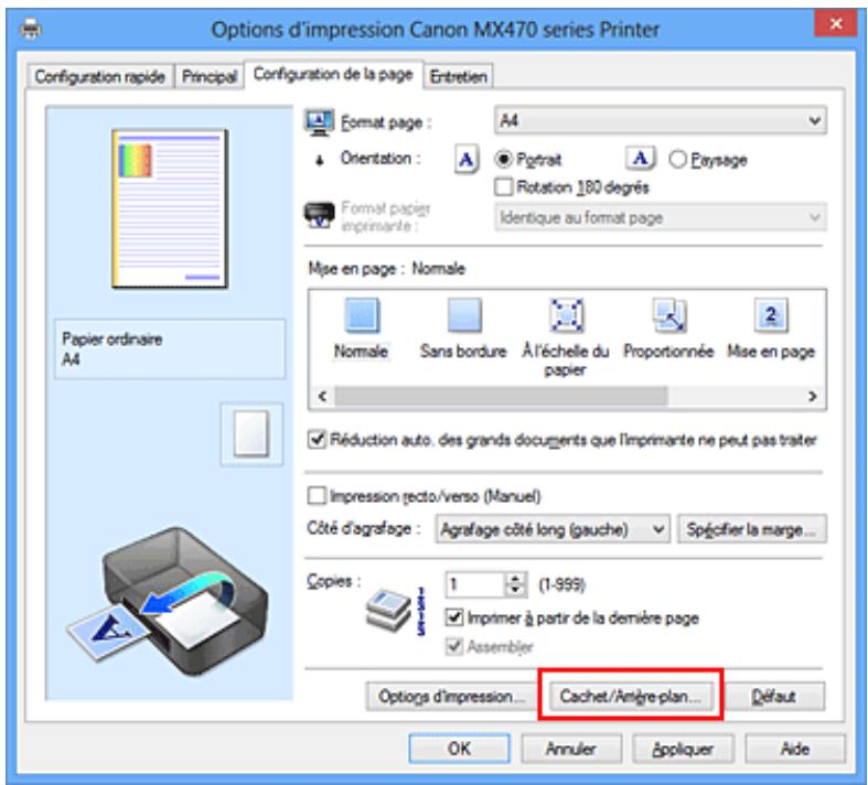 CANON PIXMA MX475 - Enregistrement d'un nouveau cachet - 1