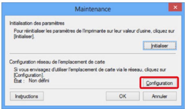 CANON MG 3650 - Montage de l'emplacement de carte en tant que lecteur réseau - 1