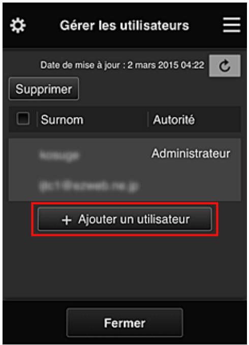 CANON MG 3650 - Ajout d'un utiliser - 2