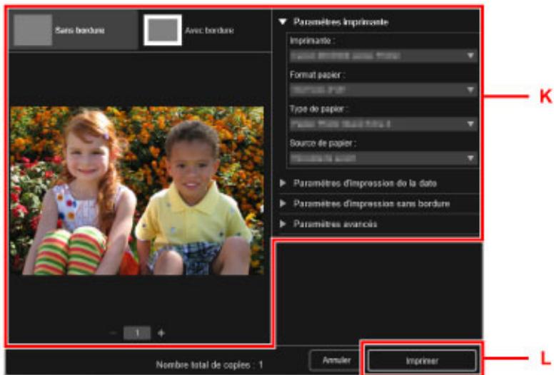 CANON MG 3650 - Cliquez sur Imprimer (L). - 1