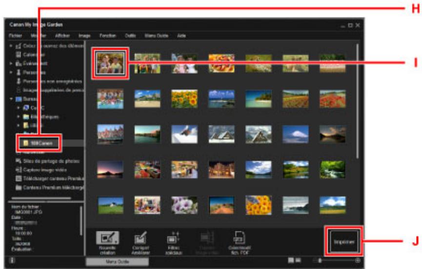 CANON MG 3650 - Cliquez sur Imprimer (J). - 1