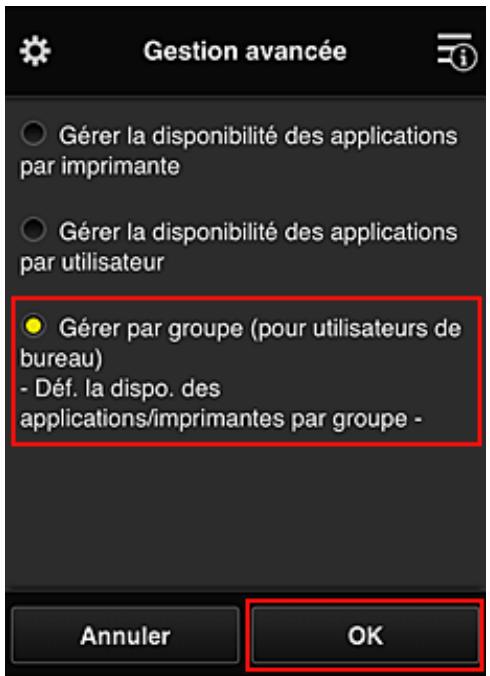 CANON MG 3650 - Création d'un groupe pour tous les membres du bureau - 6