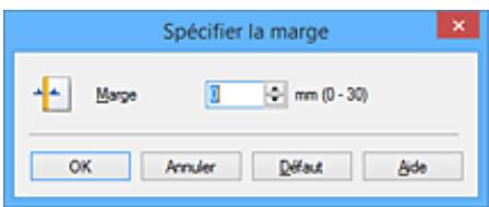 CANON PIXMA MG5751 - Définition de la marge d'agrafage - 3
