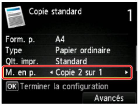 CANON PIXMA MG5751 - Copie de deux pages sur une seule feuille - 1